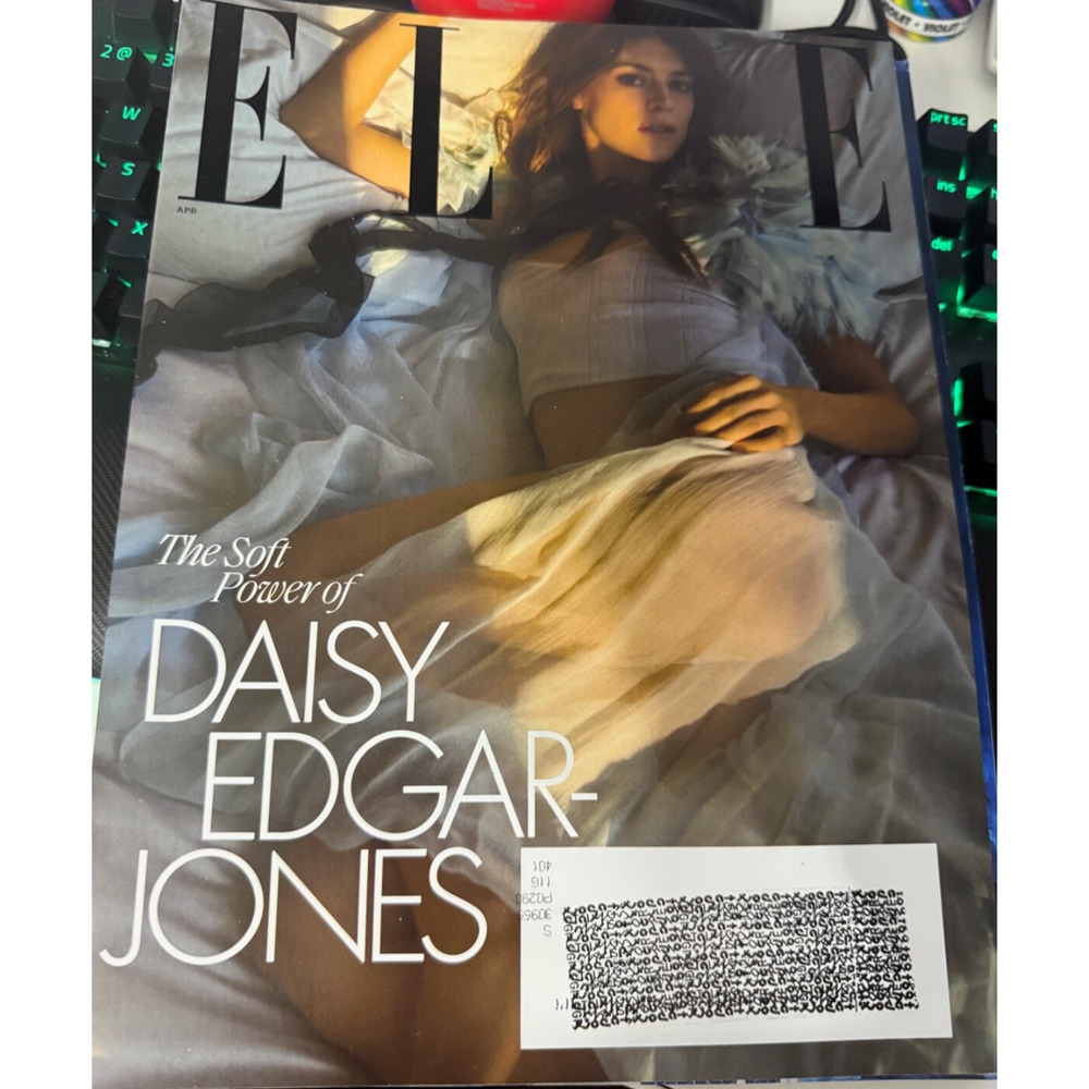 ELLE Magazine April 2025 Daisy Edgar-Jones Fashion Beauty Style Design Spring